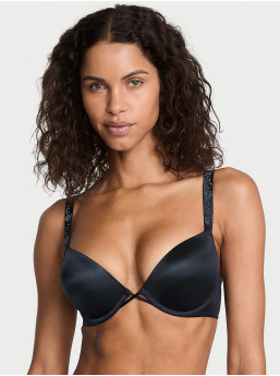 Bombshell Add-2-Cups Electric Orchid Shine Strap Push-Up Bra