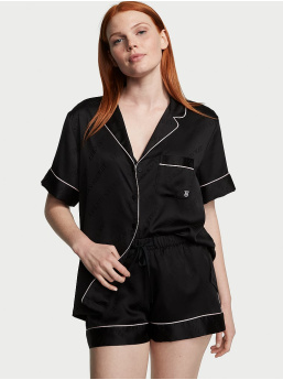Signature Satin Short Pajama Set