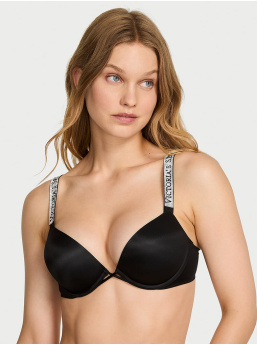 Bombshell Logo Shine Strap Add-2-Cups Push-Up Bra