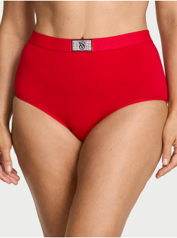 Logo Cotton Shine Patch Modern Brief Panty
