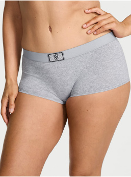 Logo Cotton Shine Patch Boyshort Panty