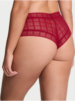 Plaid Lace Cheeky Panty
