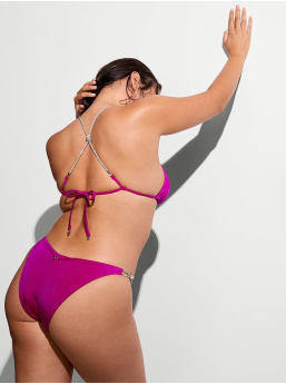 Shine Rope Triangle Bikini Top