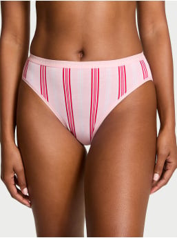 Stretch Cotton High-Leg Brief Panty