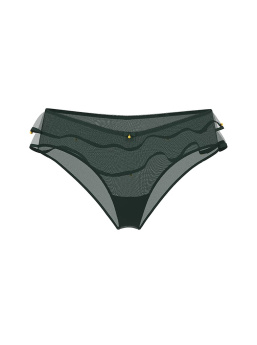 Jingle Belle Ruffled Mesh Cheeky Panty