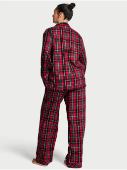 Flannel Long Pajama Set
