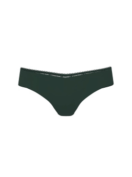 No-Show Plaid Mesh Thong Panty