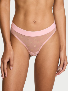 Sheer Heritage Shimmer Thong Panty