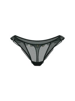 Jingle Belle Ruffled Mesh Thong Panty