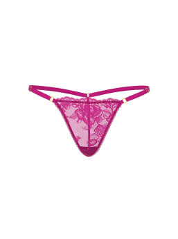 Rose Lace Adjustable V-String Panty