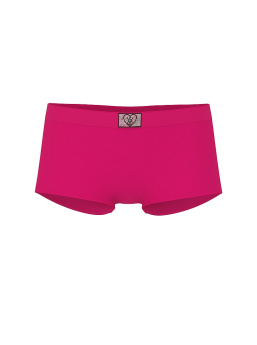 Logo Cotton Heart Shine Patch Boyshort Panty