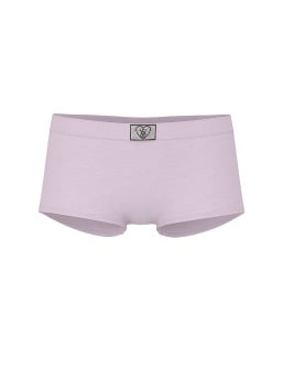 Logo Cotton Heart Shine Patch Boyshort Panty