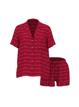 Glazed Satin Short Pajama Set