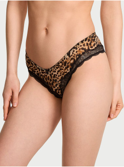 Tease Sheer Shimmer High-Leg Cheeky Panty