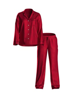 Signature Satin Long Pajama Set