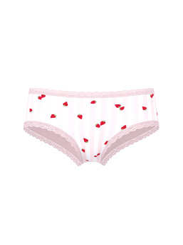 Cotton Lace-Waist Cheeky Panty
