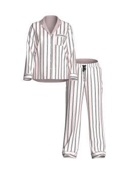 Signature Satin Long Pajama Set