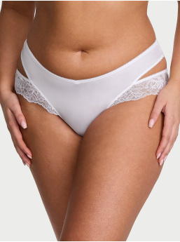 Rose Lace-Trim Cut-Out Cheeky Panty