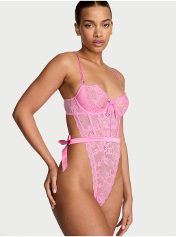 Wicked Unlined Lace Teddy
