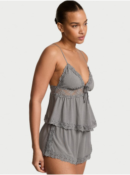 Sosoft™ Modal Lace-Trim Cami & Shorts Set