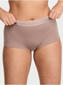Logo Cotton Boyshort Panty