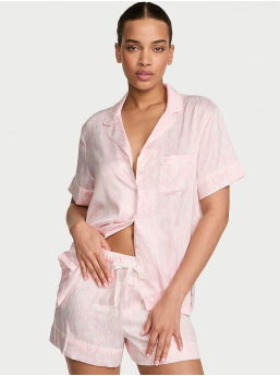 Signature Satin Short Pajama Set