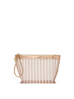 Bronze Wristlet Beauty Pouch