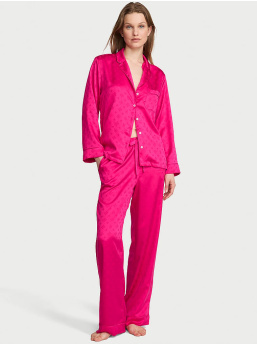 Signature Satin Long Pajama Set