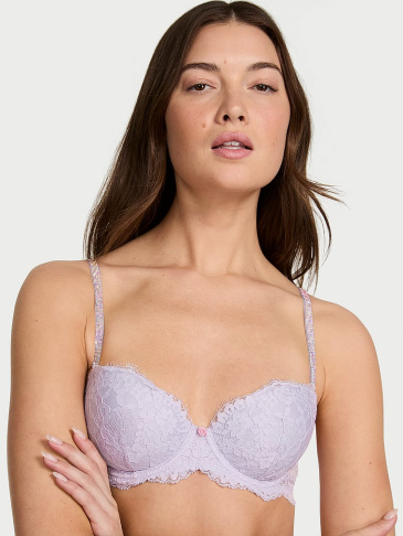 Twinkle Strap Lace Classic-Coverage Demi Bra