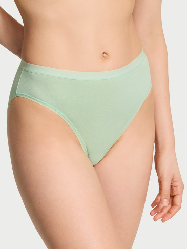 Stretch Cotton High-Leg Brief Panty