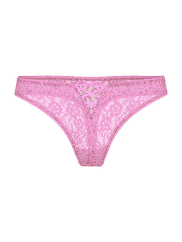 Lacie Lace-Up Bow Thong Panty