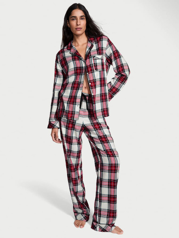 Flannel Long Pajama Set
