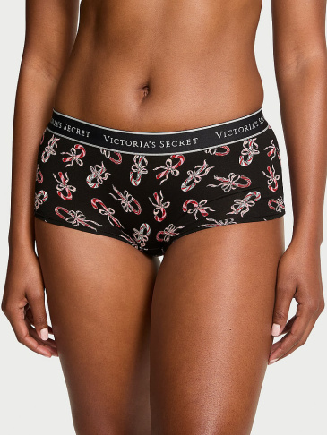 Logo Cotton Boyshort Panty
