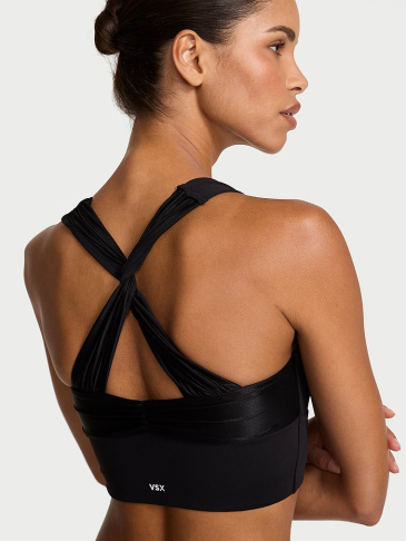 Vsx Elevate™ Tuxedo Shine Longline Sports Bra