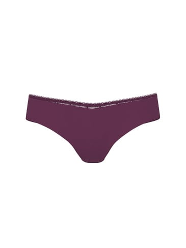 No-Show Plaid Mesh Thong Panty