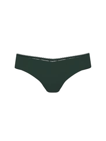 No-Show Plaid Mesh Thong Panty