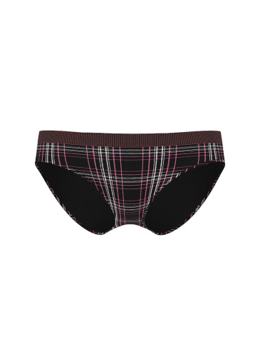 Seamless Shimmer Plaid Bikini Panty