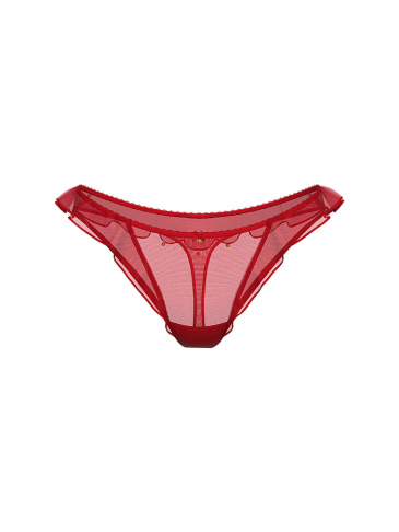 Jingle Belle Ruffled Mesh Thong Panty