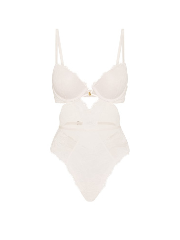 Rose Lace Push-Up Teddy
