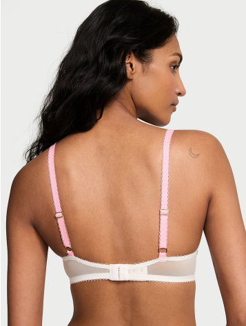 Wicked Peony Embroidery Unlined Balconette Bra
