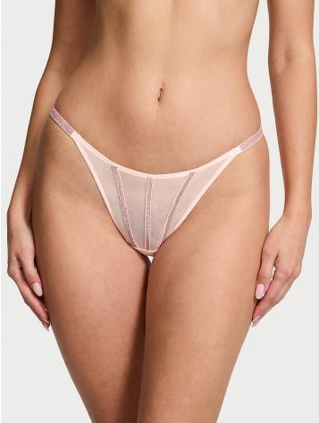 Sheer Shine Thong Panty