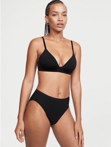 Stretch Cotton High-Leg Brief Panty