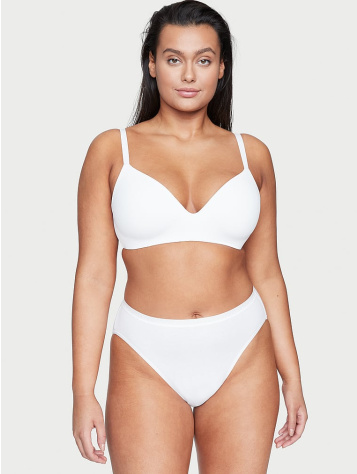 Stretch Cotton High-Leg Brief Panty
