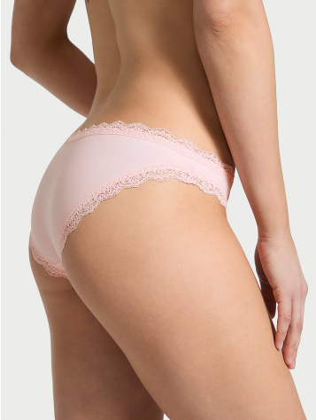 Lace-Trim Bikini Panty