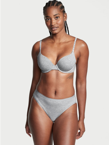 Stretch Cotton High-Leg Brief Panty