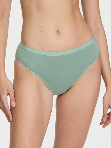Stretch Cotton High-Leg Brief Panty