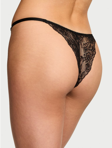 Rose Lace Adjustable Brazilian Panty