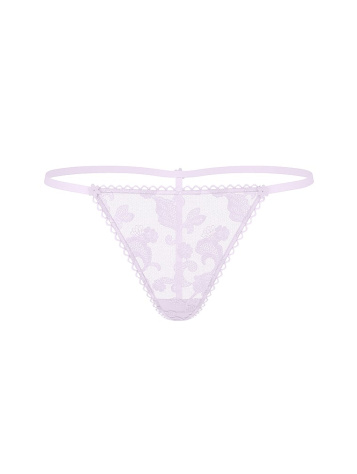 Vintage Blossom Embroidery V-String Panty