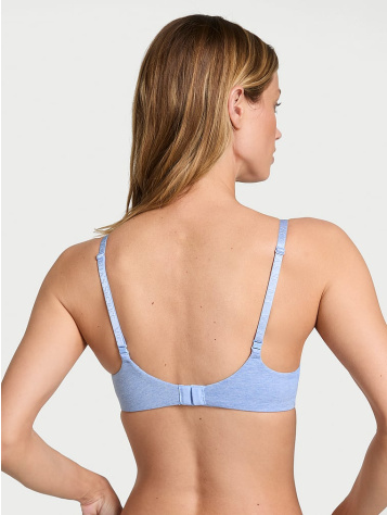 Cotton Logo Hardware Lightly Lined Wireless Bra