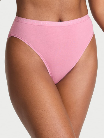 Stretch Cotton High-Leg Brief Panty